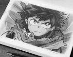 Izuku Midoriya drawing / sketch from My Hero Academia by&nbsp;Ami.neechan